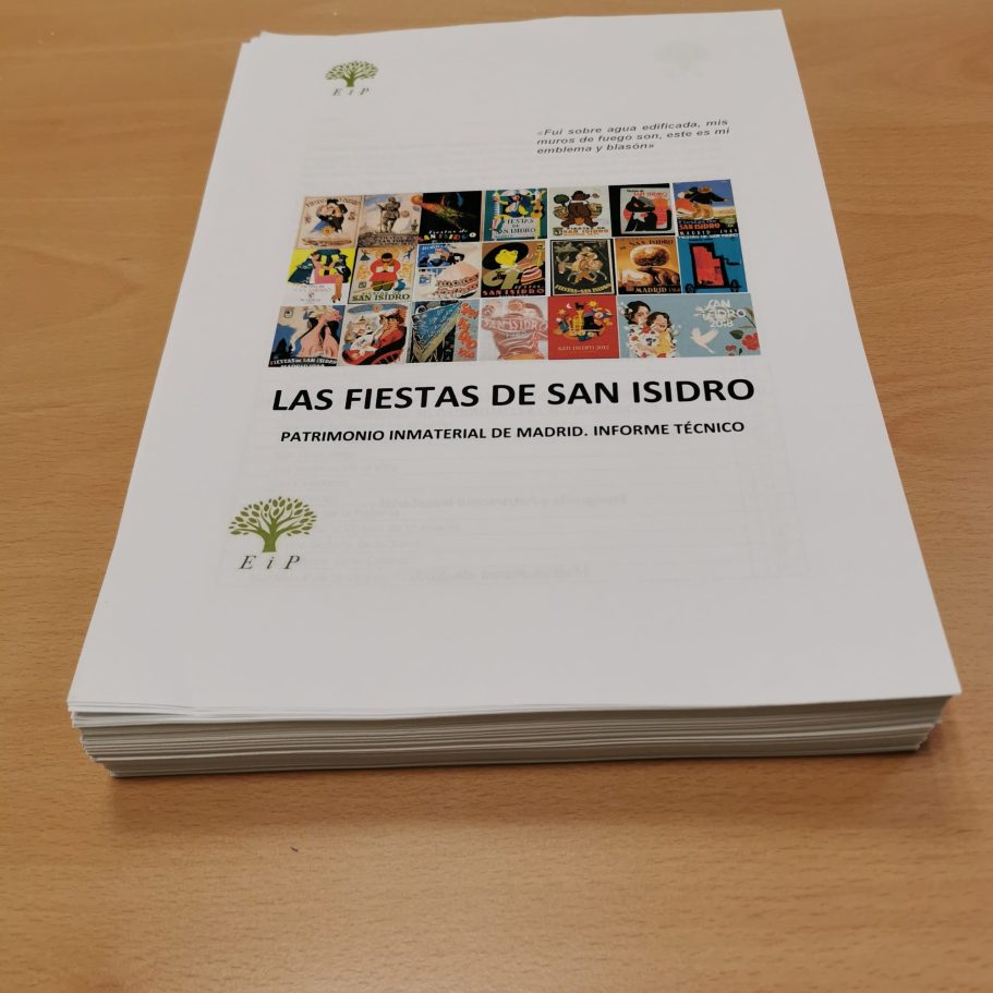 Portada informe para la declaración BIC Fiestas de San Isidro Informe sobre las Fiestas de San Isidro Declaradas BIC por la Comunidad de Madrid.